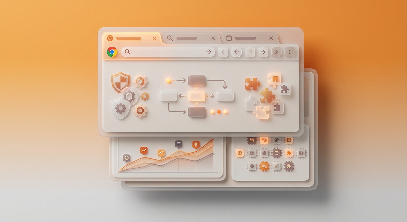 Chrome浏览器标签页导航界面